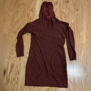 Toad & Co HIBERNATION HOODED DRESS